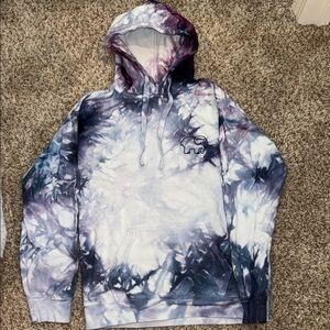 Ivory Ella tie dye hoodie